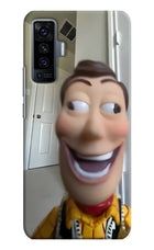 Side Eye Woody Vivo X50 Hard Case Back Cover by Casekaro