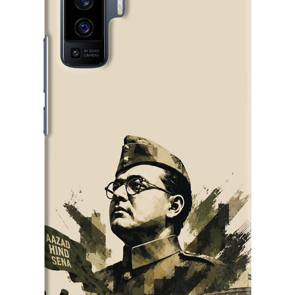 Netaji Rising Vivo X50 Hard Case Back Cover by Casekaro