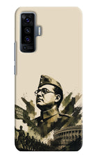 Netaji Rising Vivo X50 Hard Case Back Cover by Casekaro