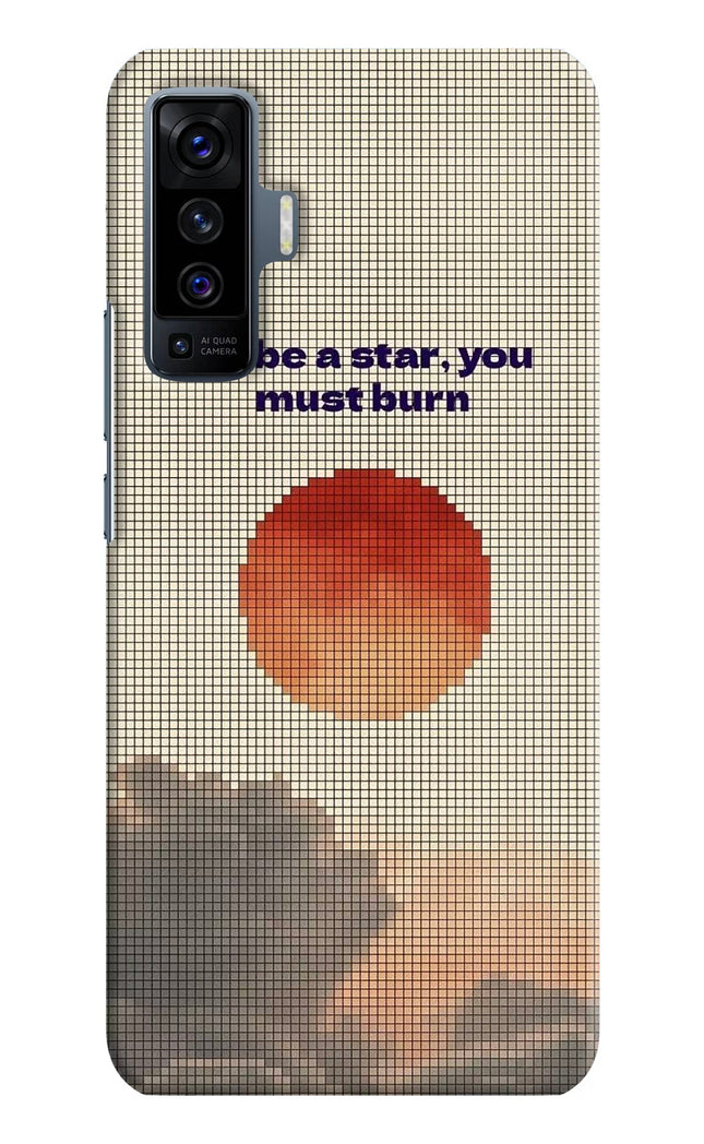 Pixel Sun Vivo X50 Hard Case Back Cover by Casekaro