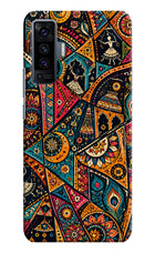 Folk Print Vivo X50 Hard Case Back Cover by Casekaro