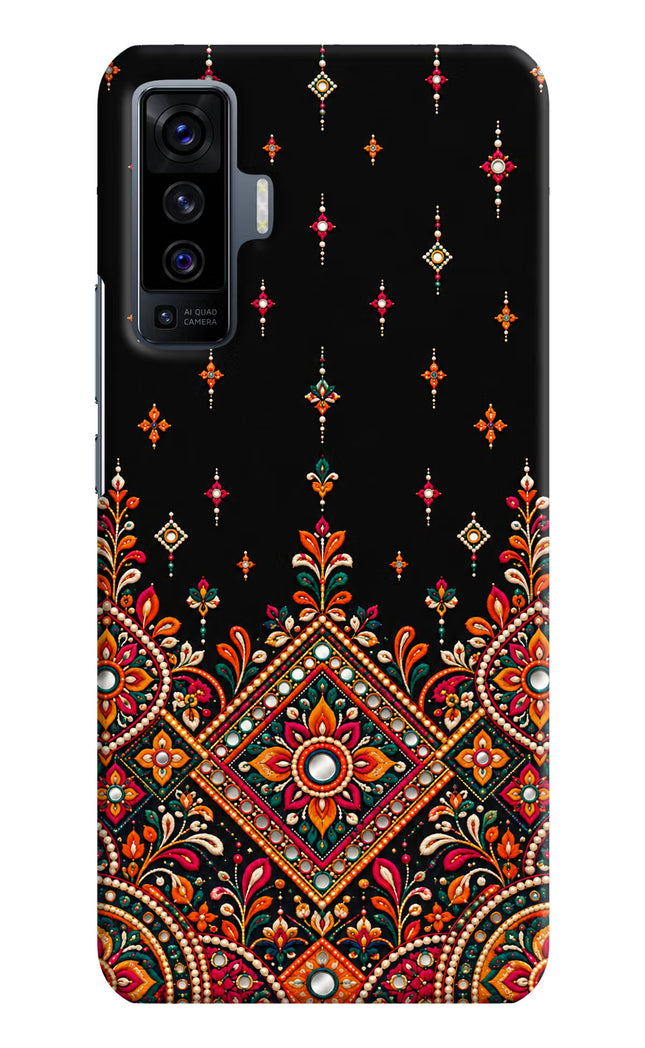 Noir Mehfil Vivo X50 Hard Case Back Cover by Casekaro