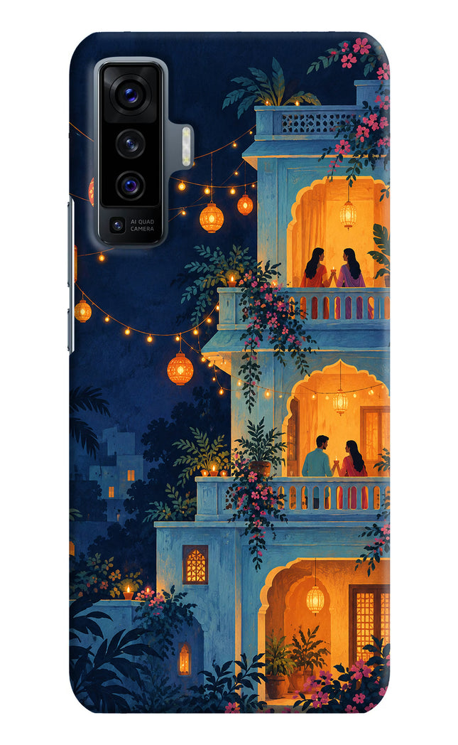 Balcony Glow Vivo X50 Hard Case Back Cover by Casekaro