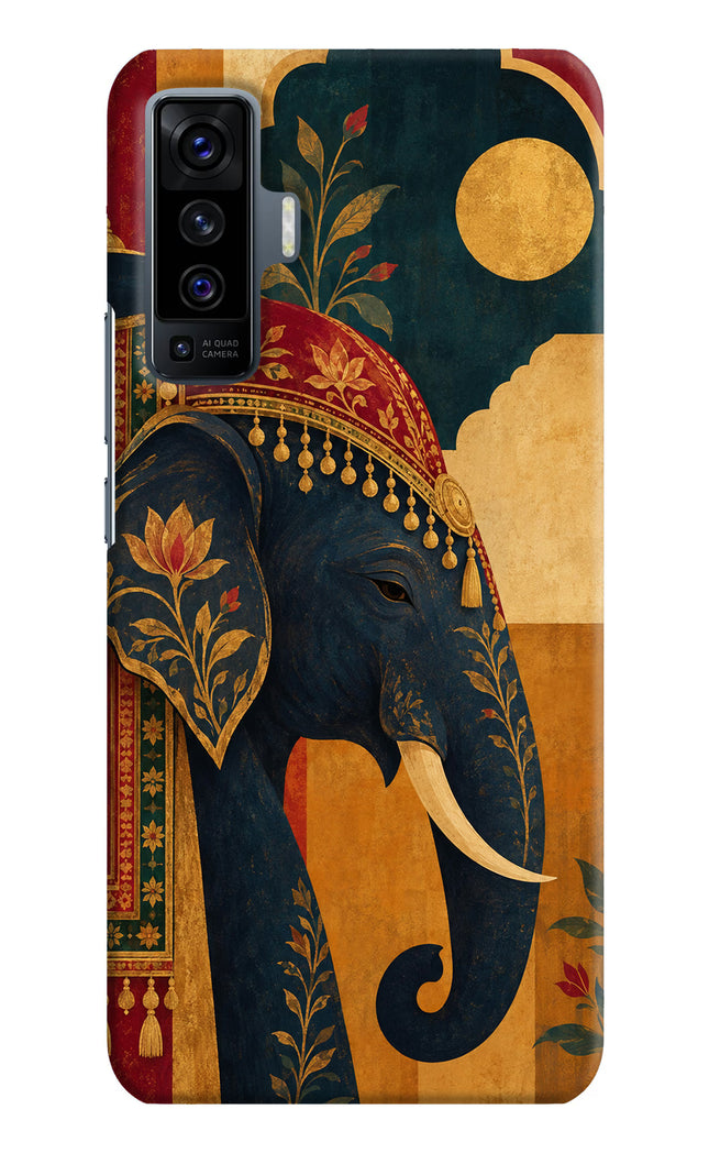 Royal Elephant Vivo X50 Hard Case Back Cover by Casekaro