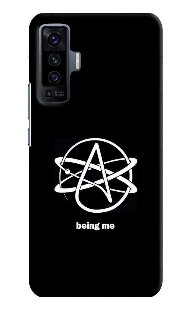 Atheist Symbol Vivo X50 Hard Case Back Cover by Casekaro