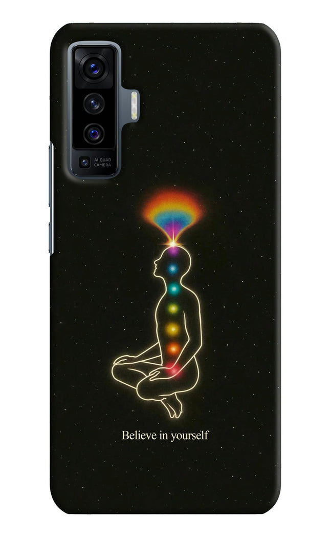 Believe in yourself Vivo X50 Hard Case Back Cover by Casekaro
