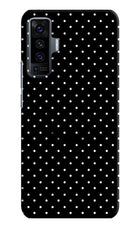 White Dots Vivo X50 Pop Case by Casekaro