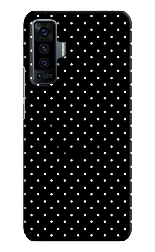 White Dots Vivo X50 Pop Case by Casekaro