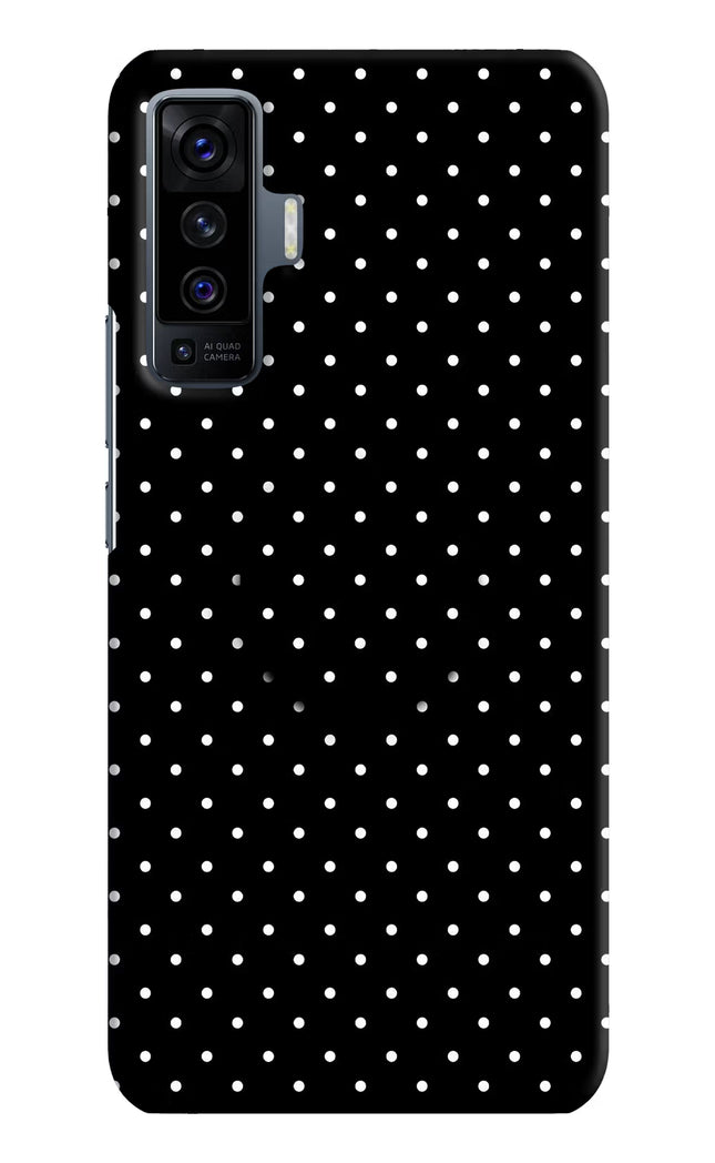 White Dots Vivo X50 Pop Case by Casekaro