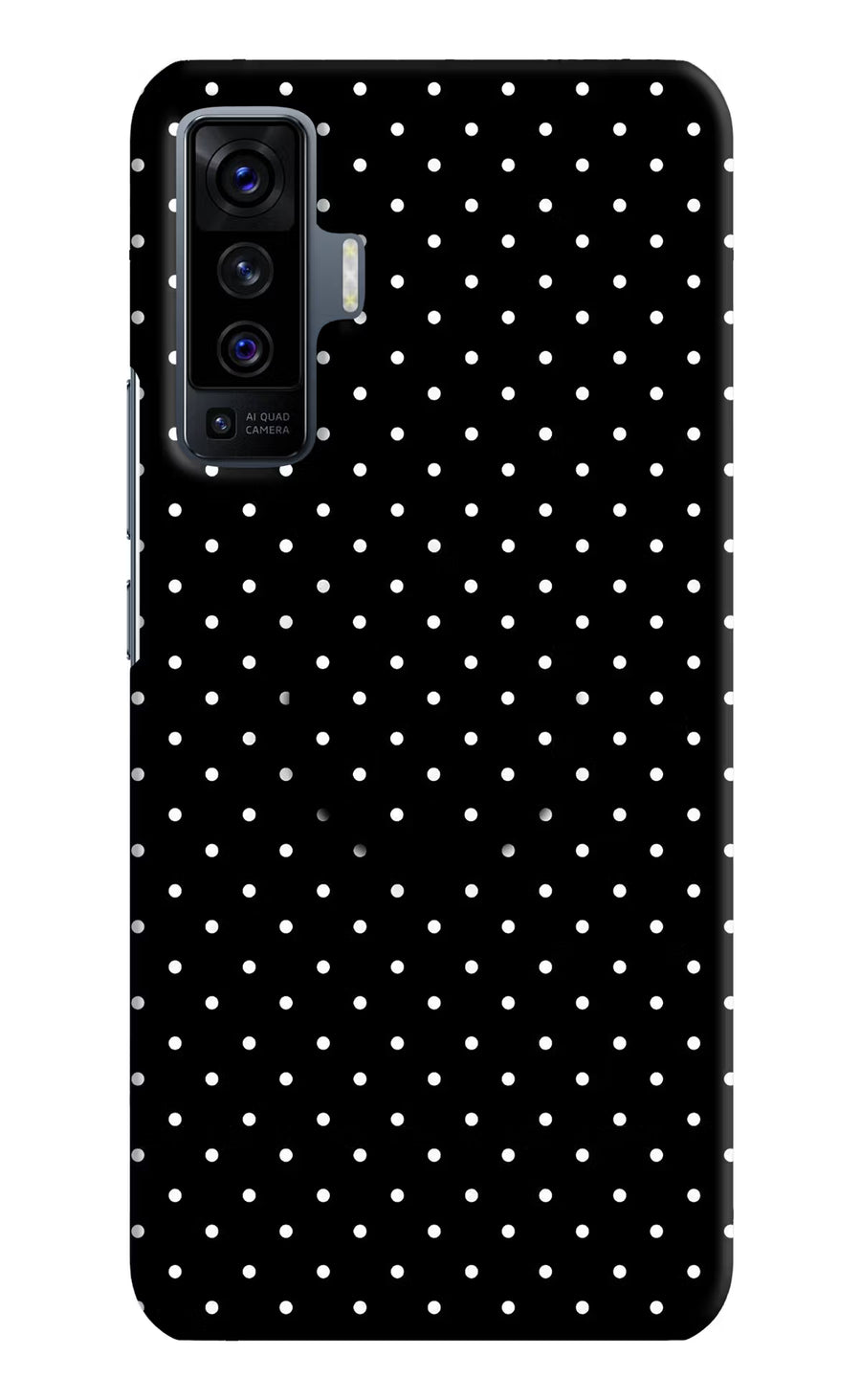 White Dots Vivo X50 Pop Case, Hard case