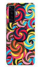 Spiral Pattern Vivo X50 Pop Case by Casekaro