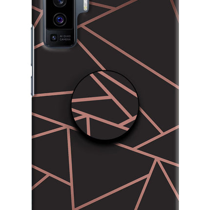 Geometric Pattern Vivo X50 Pop Case by Casekaro