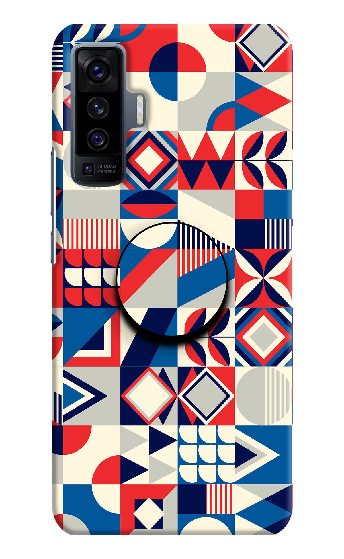 Colorful Pattern Vivo X50 Pop Case by Casekaro