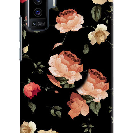 Flowers Vivo X50 Pop Case by Casekaro