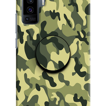Camouflage Vivo X50 Pop Case by Casekaro
