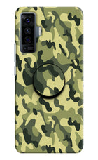 Camouflage Vivo X50 Pop Case by Casekaro
