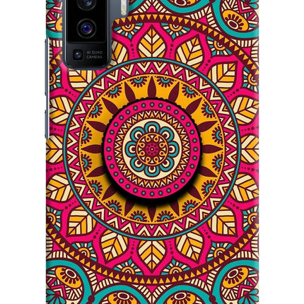 Mandala Vivo X50 Pop Case by Casekaro