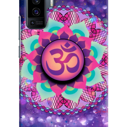 Om Purple Vivo X50 Pop Case by Casekaro
