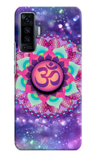 Om Purple Vivo X50 Pop Case by Casekaro