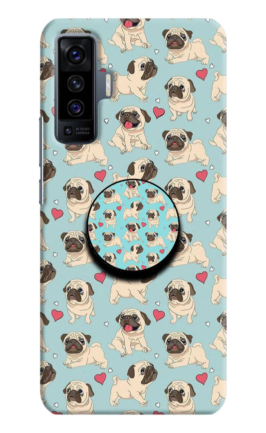 Pug Dog Vivo X50 Pop Case by Casekaro