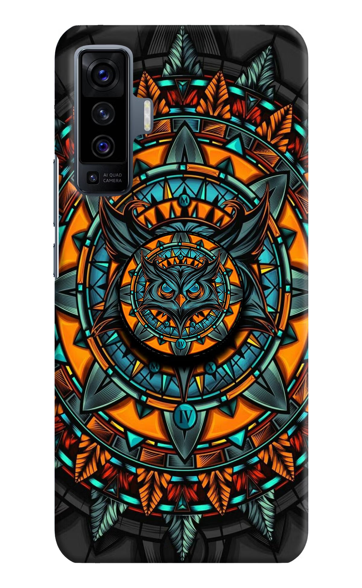Angry Owl Vivo X50 Pop Case by Casekaro