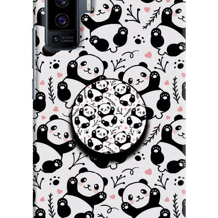 Cute Panda Vivo X50 Pop Case by Casekaro