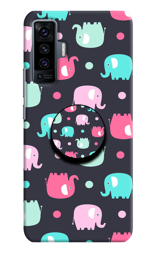 Baby Elephants Vivo X50 Pop Case by Casekaro