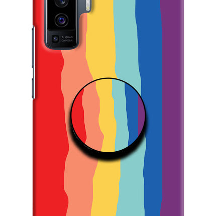 Rainbow Vivo X50 Pop Case by Casekaro
