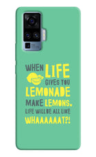 Quote Vivo X50 Pro Hard Case Back Cover by Casekaro