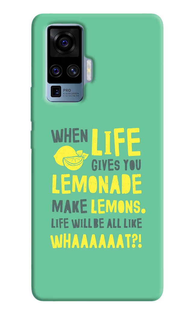 Quote Vivo X50 Pro Hard Case Back Cover by Casekaro
