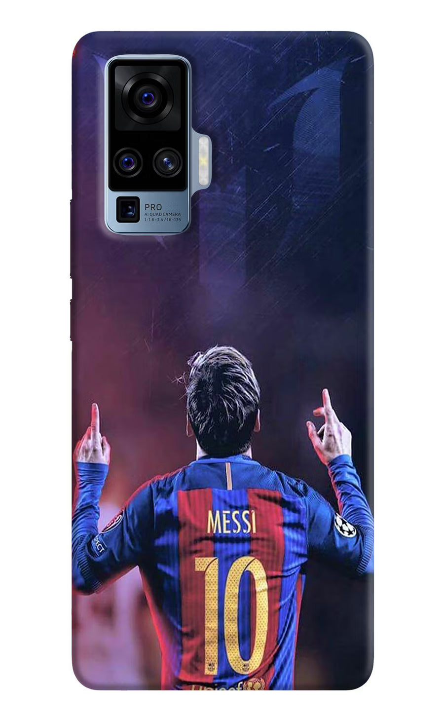 Messi Vivo X50 Pro Back Cover, Hard case