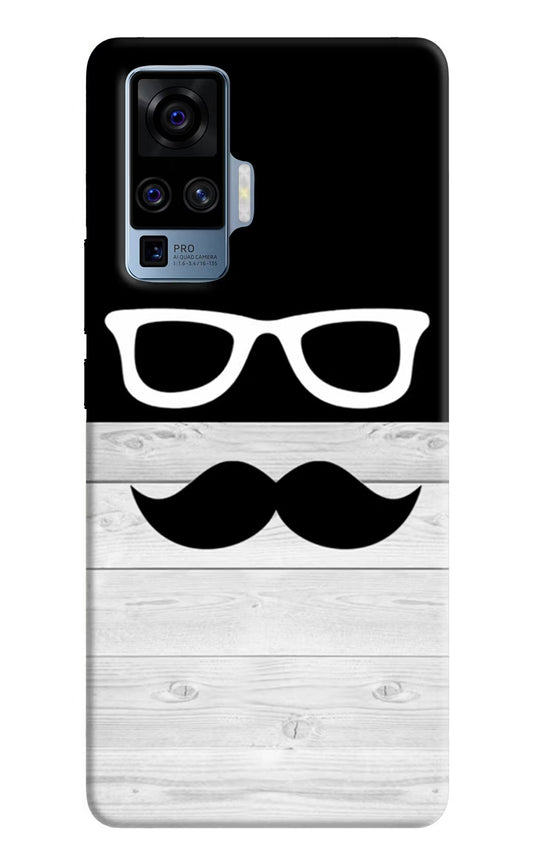 Mustache Vivo X50 Pro Hard Case Back Cover by Casekaro