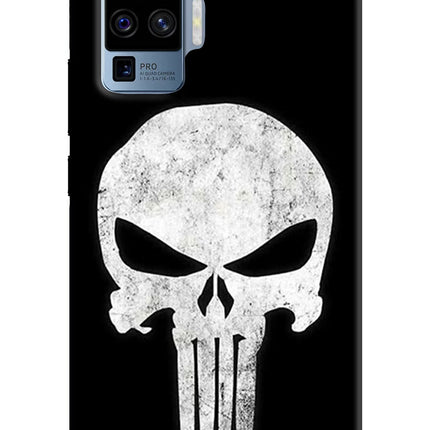 Punisher Skull Vivo X50 Pro Hard Case Back Cover by Casekaro