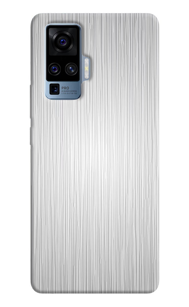 Wooden Grey Texture Vivo X50 Pro Hard Case Back Cover by Casekaro