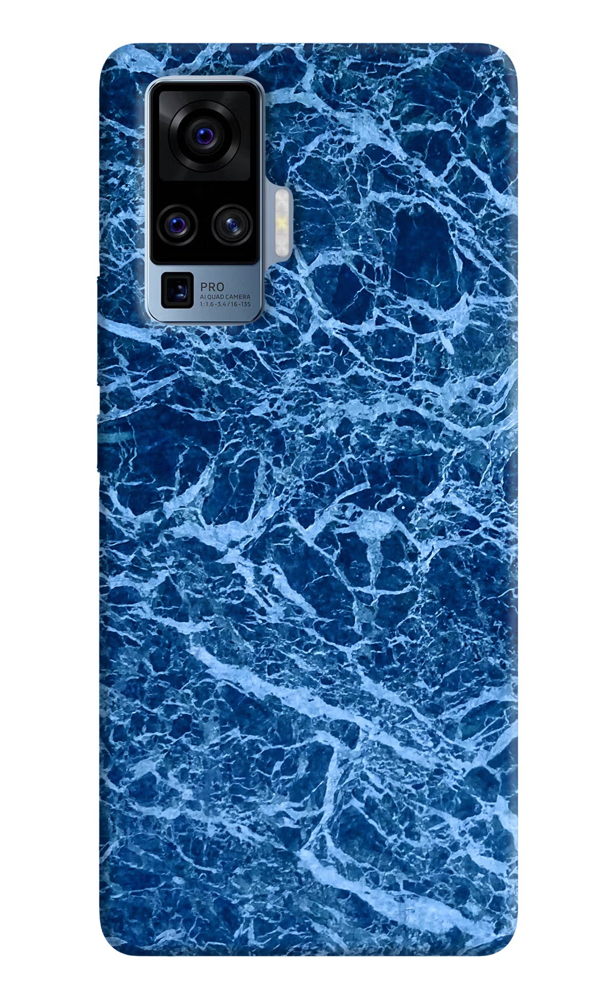 Blue Marble Vivo X50 Pro Hard Case Back Cover by Casekaro
