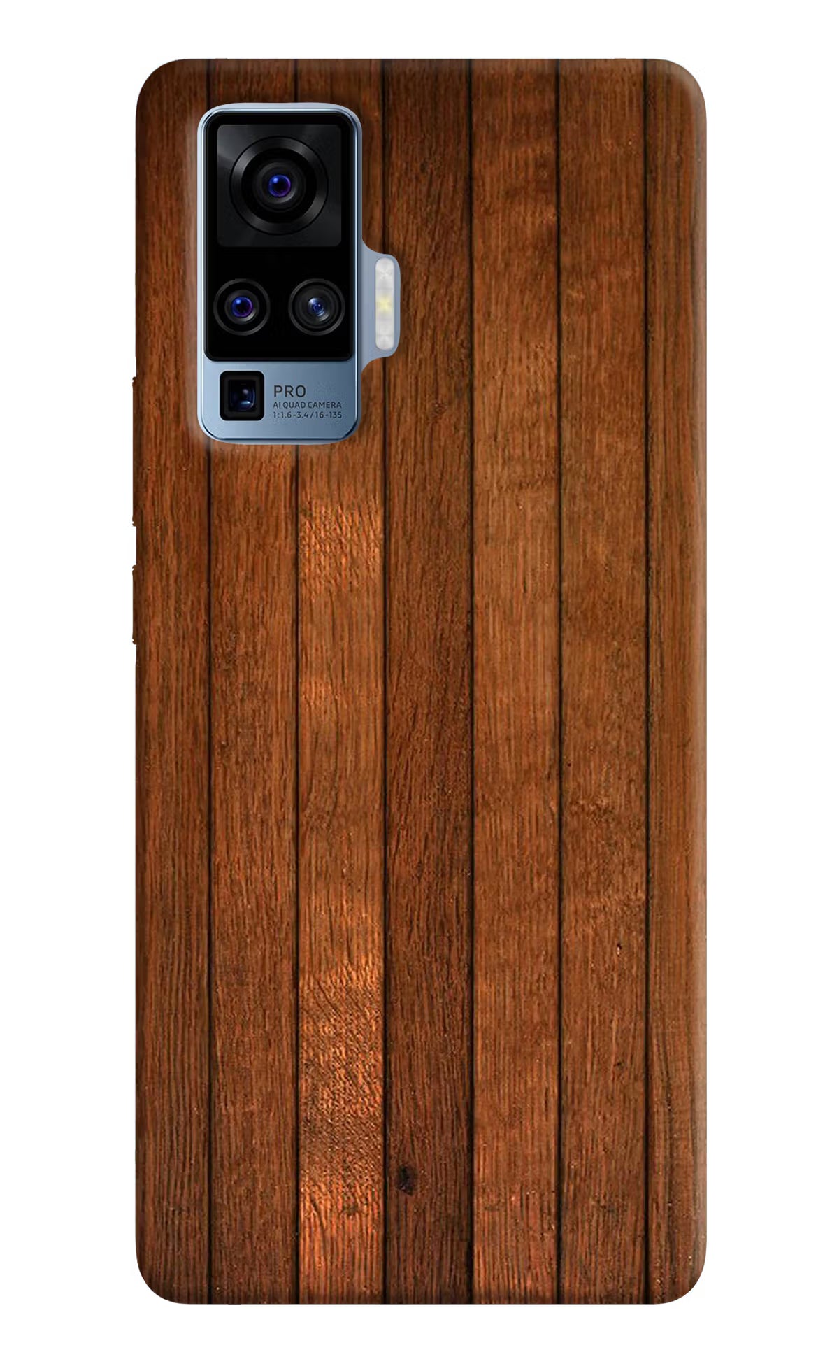 Wooden Artwork Bands Vivo X50 Pro Hard Case Back Cover by Casekaro