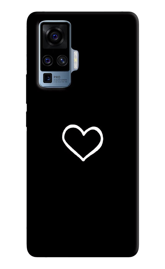 Heart Vivo X50 Pro Hard Case Back Cover by Casekaro