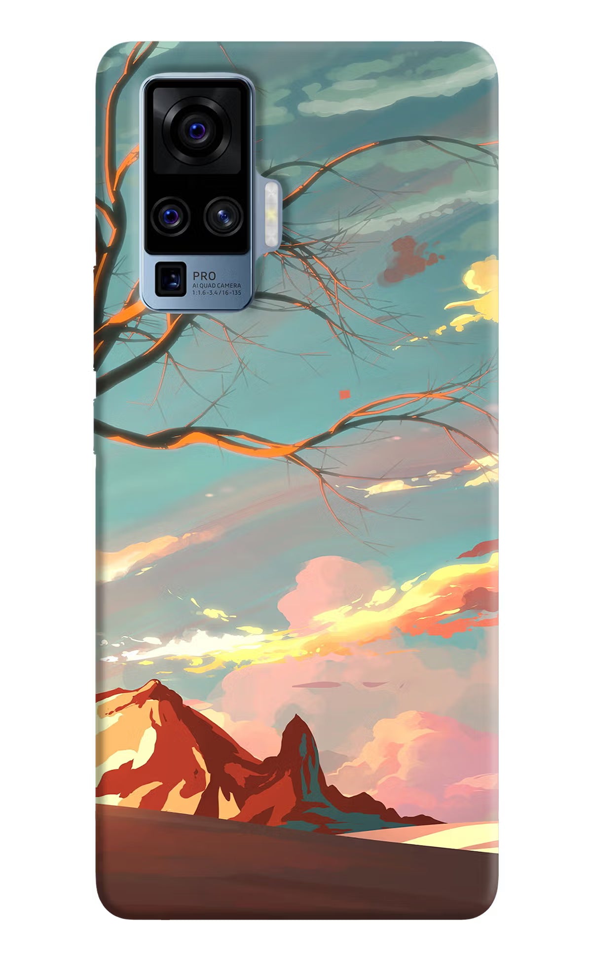 Scenery Vivo X50 Pro Hard Case Back Cover by Casekaro