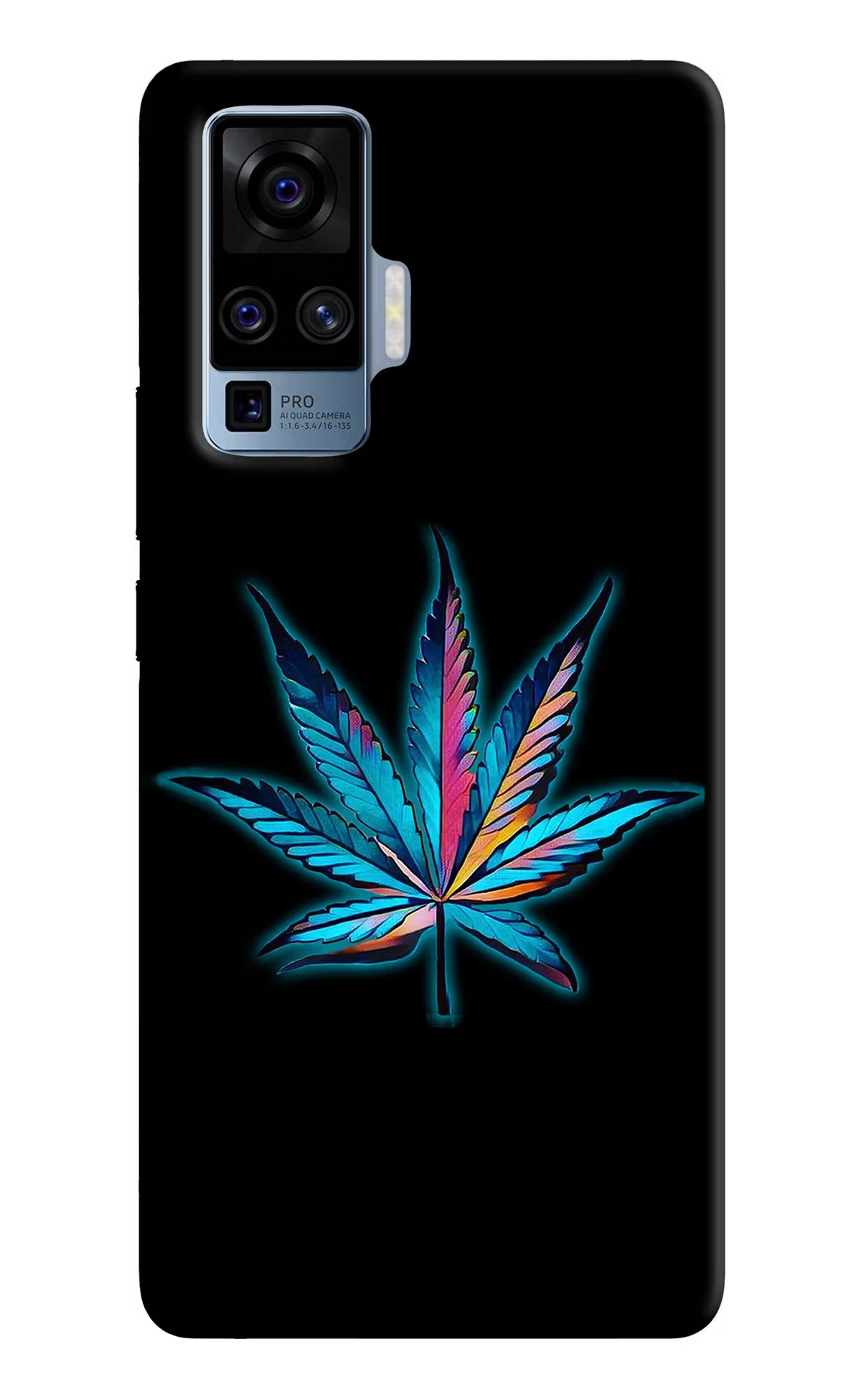 Weed Vivo X50 Pro Hard Case Back Cover by Casekaro