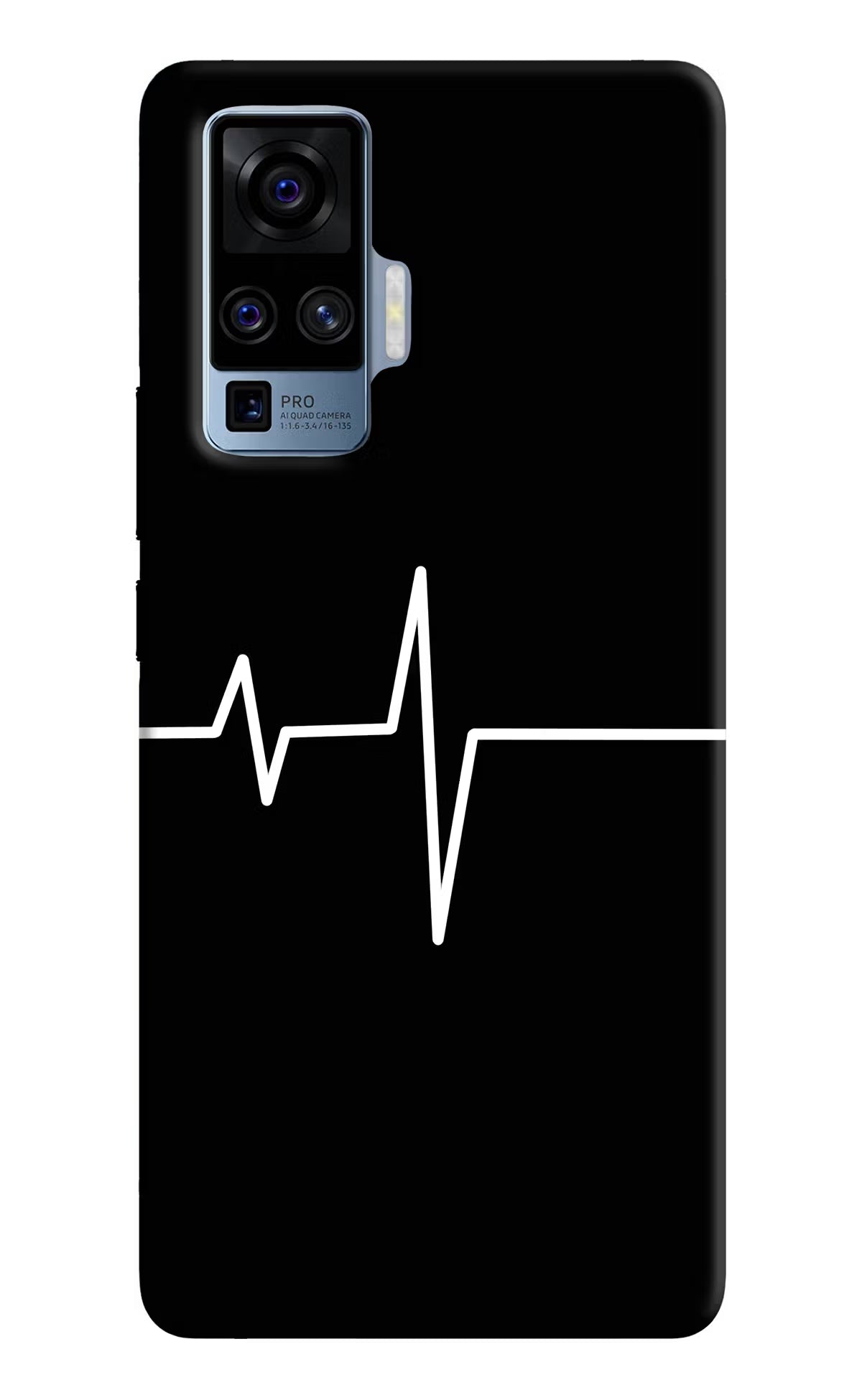 Heart Beats Vivo X50 Pro Hard Case Back Cover by Casekaro