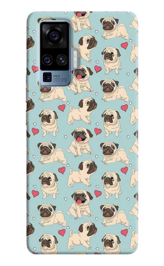 Pug Dog Vivo X50 Pro Hard Case Back Cover by Casekaro