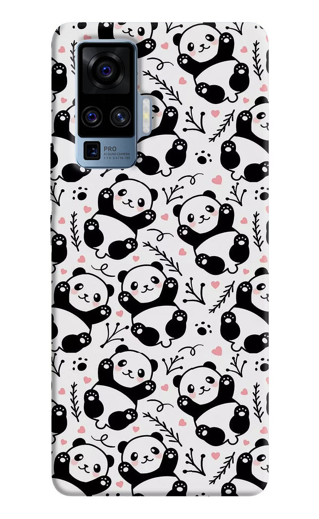 Cute Panda Vivo X50 Pro Hard Case Back Cover by Casekaro