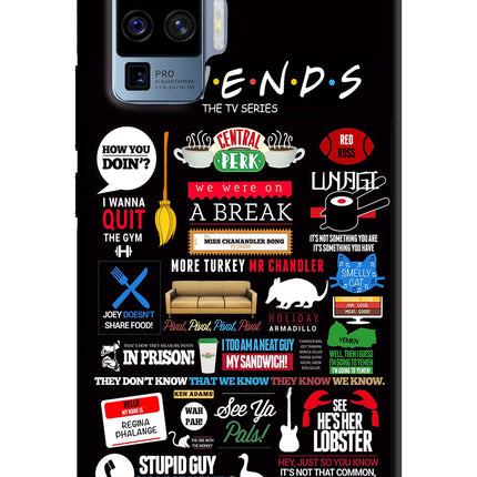 FRIENDS Vivo X50 Pro Hard Case Back Cover by Casekaro