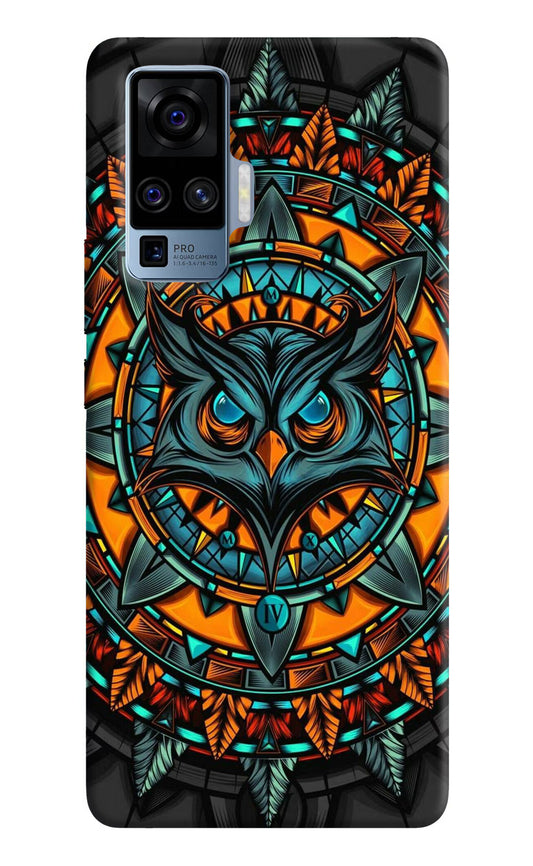 Angry Owl Art Vivo X50 Pro Hard Case Back Cover by Casekaro