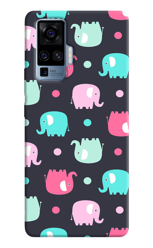 Elephants Vivo X50 Pro Hard Case Back Cover by Casekaro