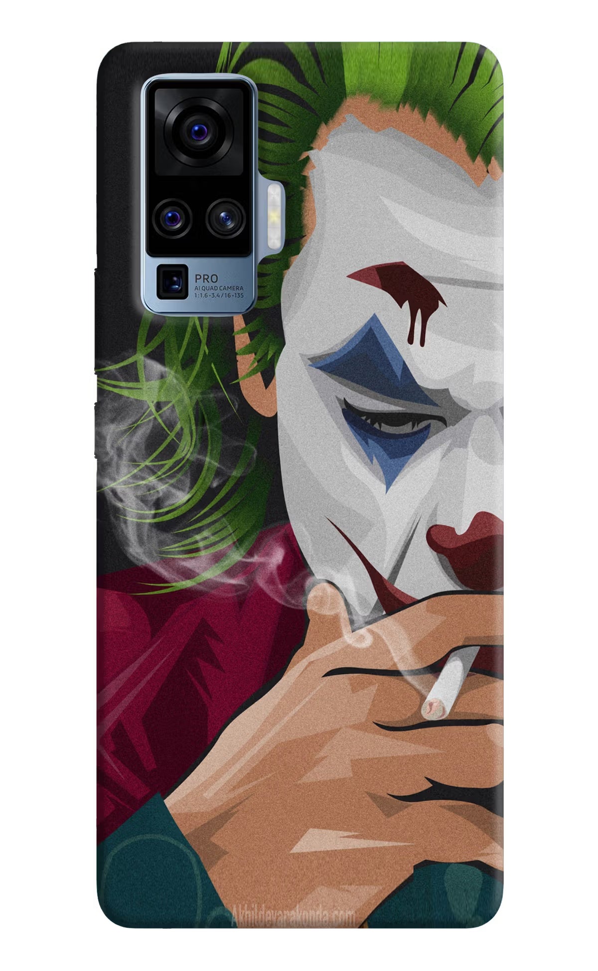 Joker Smoking Vivo X50 Pro Hard Case Back Cover by Casekaro