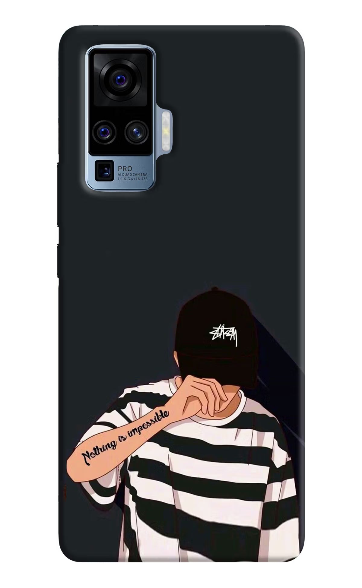 Aesthetic Boy Vivo X50 Pro Hard Case Back Cover by Casekaro