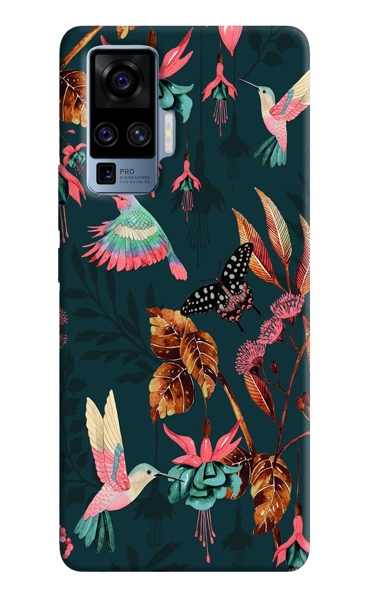 Birds Vivo X50 Pro Hard Case Back Cover by Casekaro
