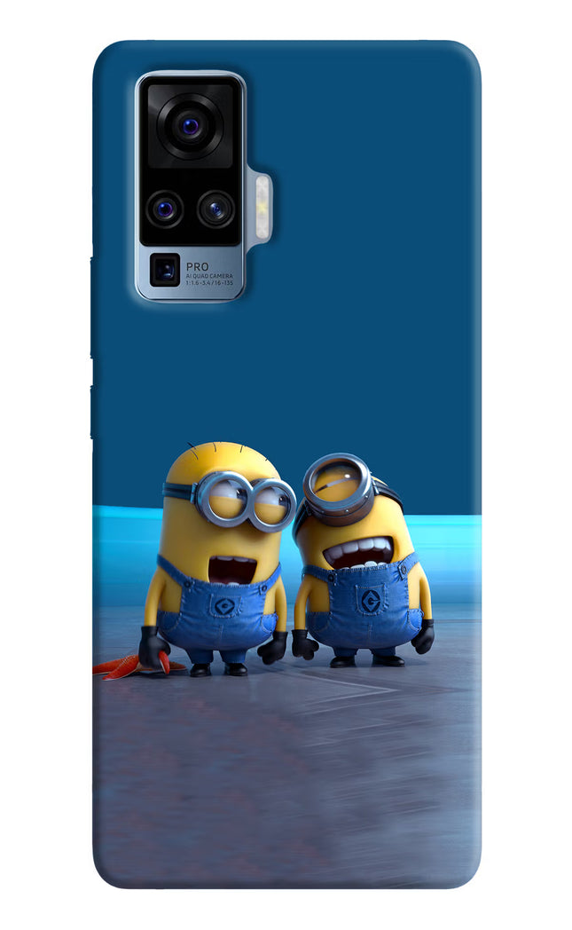Minion Laughing Vivo X50 Pro Hard Case Back Cover by Casekaro