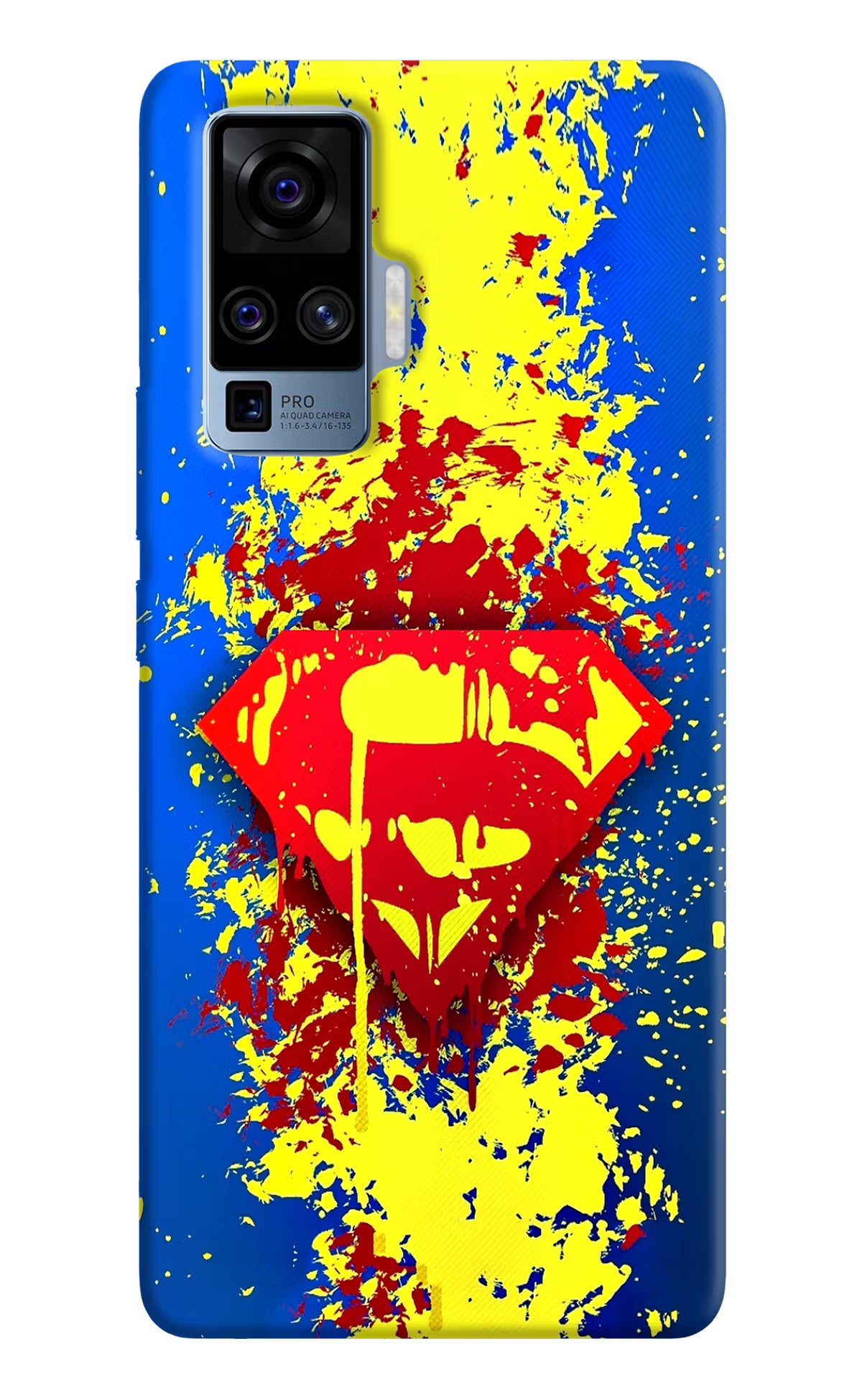 Superman logo Vivo X50 Pro Hard Case Back Cover by Casekaro